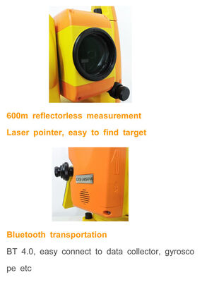 GTS 340 1" / 2" / 5" serial prismless 600m/1000m total station for survey and construction