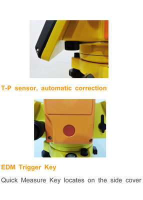 GTS 340 1" / 2" / 5" serial prismless 600m/1000m total station for survey and construction
