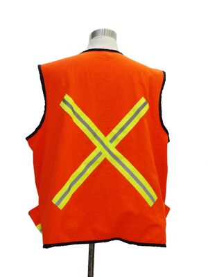 safety vest  SV-MG1 3M reflective material cotton/poliestere fiber