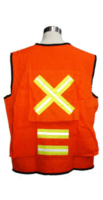 safety vest  SV-01 3M reflective material cotton/poliestere fiber