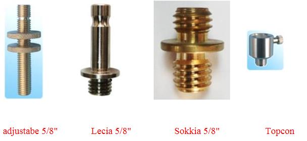 APP-2.6MBS/APP4.6MBS/APP-4.6MBS screw-clamping prism Pole for Topcon/Sokkia 5/8"/Leica Prisms