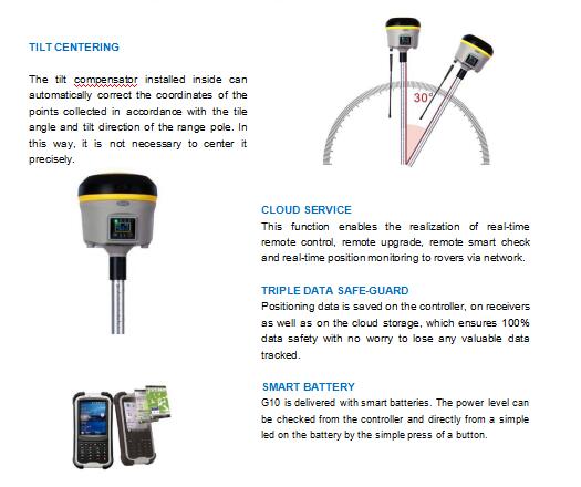 IP67 G10 220 Channels GNSS Receiver With Trimble Board BD970