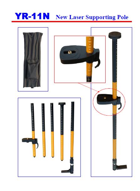 YR-11N 58 Screw Laser Support Pole for Rotarying Laser