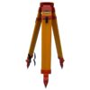 W1/W1-QR/W1-H heavy -duty wooden Tripod with Round Legs for total station