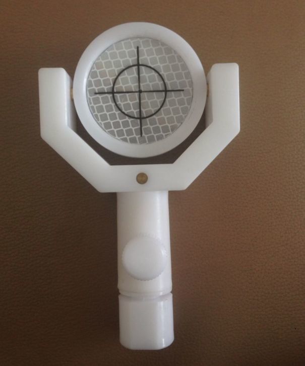 OEM Survey Instruments' Accessories Plastic Prism With Reflceting Sheet White / Orange