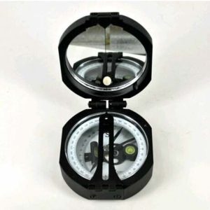 Black Survey Instruments' Accessories Geology Metal Compass With Mirror
