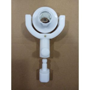 Silver / Copper Coated Survey Instruments' Accessories Mini Plastic Prism With Special Adapter