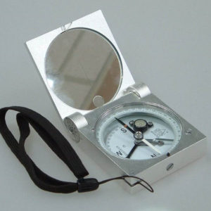 Silver Color Survey Instruments' Accessories Geology Metal Handheld Compass